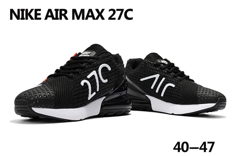 Nike Air Max 27C Black White Shoes